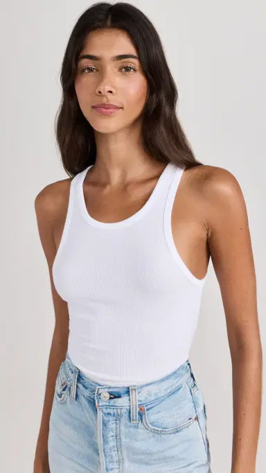 COTTON CITIZEN Verona Crop Tank White | Thumbnail 2 COTTON CITIZEN Verona Crop Tank White | Thumbnail 2