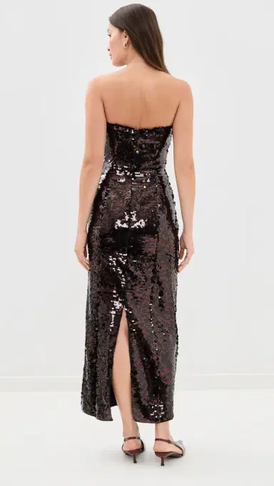 STAUD Cece Dress Espresso/Black | Thumbnail 3 STAUD Cece Dress Espresso/Black | Thumbnail 3