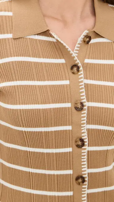 rag & bone Harper tripe Cardigan Camel | Thumbnail 6 rag & bone Harper tripe Cardigan Camel | Thumbnail 6