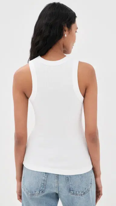AGOLDE Leigh Ribbed Tank White L | Thumbnail 3 AGOLDE Leigh Ribbed Tank White L | Thumbnail 3