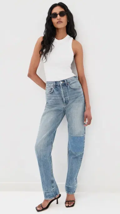 AGOLDE Leigh Ribbed Tank White L | Thumbnail 5 AGOLDE Leigh Ribbed Tank White L | Thumbnail 5