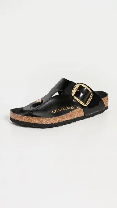 Birkenstock Gizeh Big Buckle Sandals High Shine Black 36 | Thumbnail 2 Birkenstock Gizeh Big Buckle Sandals High Shine Black 36 | Thumbnail 2