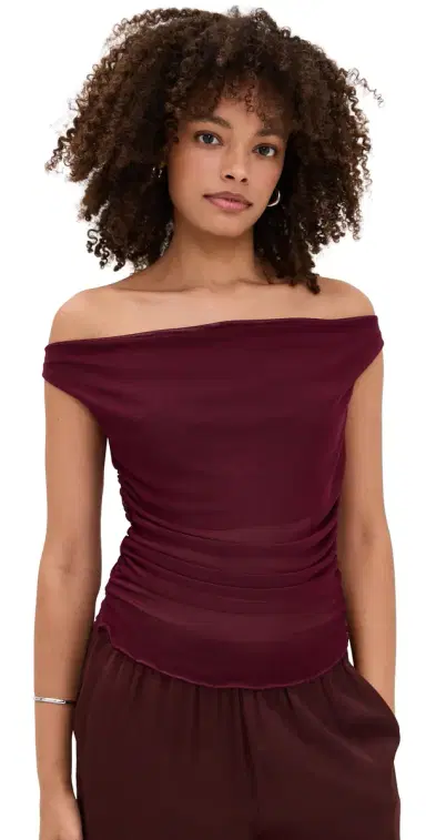 LE BOP Amalie Top Burgundy L | Thumbnail 1 LE BOP Amalie Top Burgundy L | Thumbnail 1