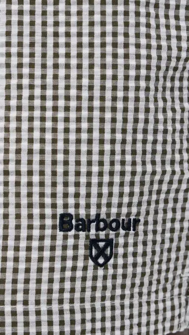 Barbour Gingham eersucker wim Shorts 5 Olive | Thumbnail 6 Barbour Gingham eersucker wim Shorts 5 Olive | Thumbnail 6