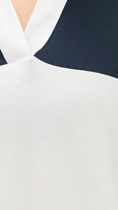 Splits59 Katie Fleece Rugby Polo Indigo/White | Thumbnail 6 Splits59 Katie Fleece Rugby Polo Indigo/White | Thumbnail 6