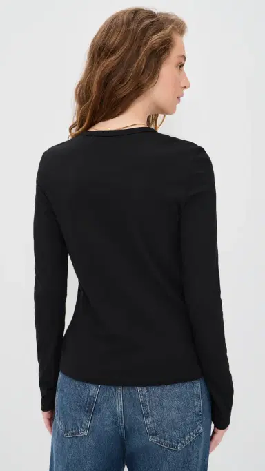 Jenni Kayne Long-Sleeve lim Tee Black | Thumbnail 3 Jenni Kayne Long-Sleeve lim Tee Black | Thumbnail 3