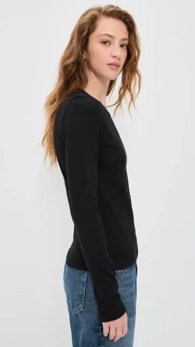 Jenni Kayne Long-Sleeve lim Tee Black | Thumbnail 4 Jenni Kayne Long-Sleeve lim Tee Black | Thumbnail 4