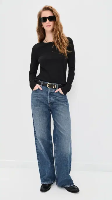 Jenni Kayne Long-Sleeve lim Tee Black | Thumbnail 5 Jenni Kayne Long-Sleeve lim Tee Black | Thumbnail 5