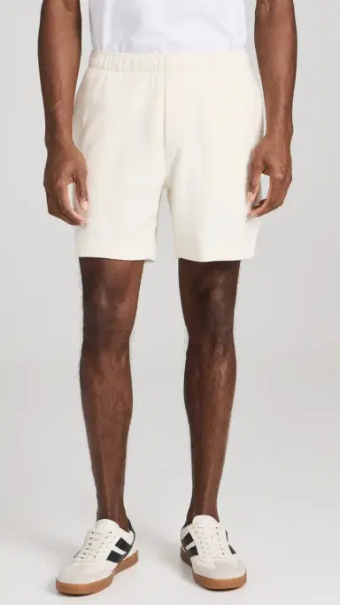 Vince Boucle Pull On Shorts 7 Bone | Thumbnail 2 Vince Boucle Pull On Shorts 7 Bone | Thumbnail 2