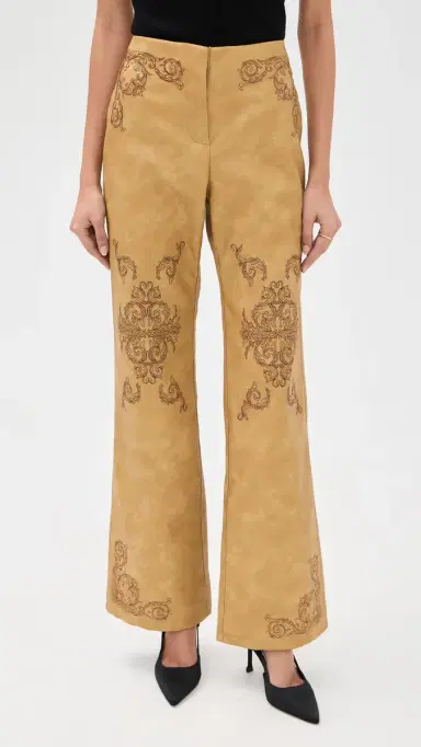 Yellow the Label eba Faux Leather Pants Desert | Thumbnail 2 Yellow the Label eba Faux Leather Pants Desert | Thumbnail 2