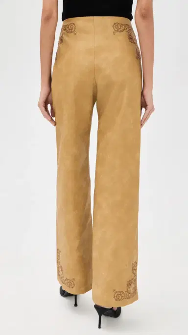 Yellow the Label eba Faux Leather Pants Desert | Thumbnail 3 Yellow the Label eba Faux Leather Pants Desert | Thumbnail 3