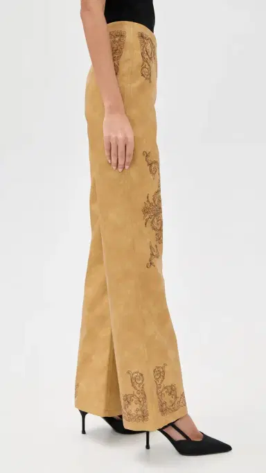 Yellow the Label eba Faux Leather Pants Desert | Thumbnail 4 Yellow the Label eba Faux Leather Pants Desert | Thumbnail 4