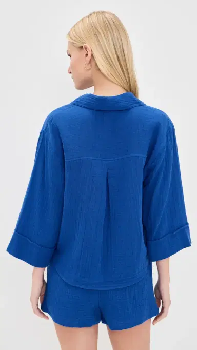 Z Supply Helena Shirt Nautical | Thumbnail 3 Z Supply Helena Shirt Nautical | Thumbnail 3