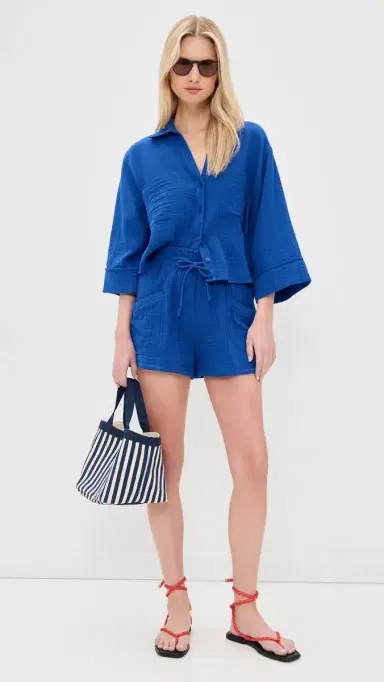 Z Supply Helena Shirt Nautical | Thumbnail 5 Z Supply Helena Shirt Nautical | Thumbnail 5