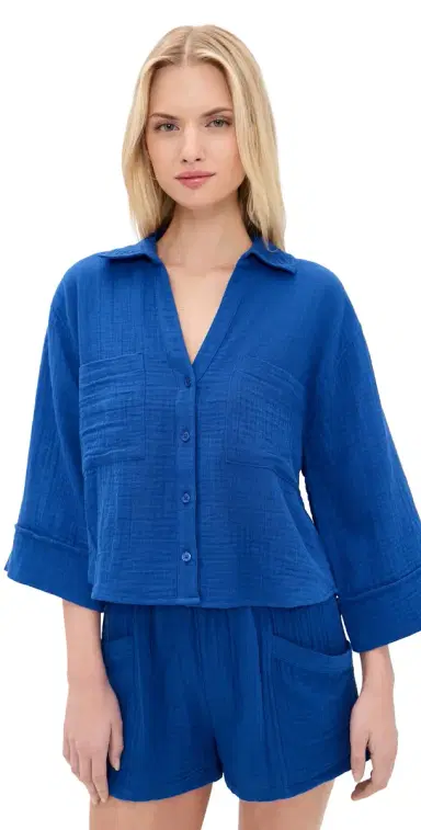 Z Supply Helena Shirt Nautical | Thumbnail 1 Z Supply Helena Shirt Nautical | Thumbnail 1