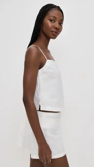STAUD Kirra Linen Tank | Thumbnail 4 STAUD Kirra Linen Tank | Thumbnail 4