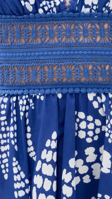 Poupette St Barth Emilie Mini Dress Blue Austral | Thumbnail 6 Poupette St Barth Emilie Mini Dress Blue Austral | Thumbnail 6