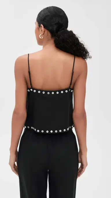 STAUD Kirra Linen Tank Black | Thumbnail 3 STAUD Kirra Linen Tank Black | Thumbnail 3