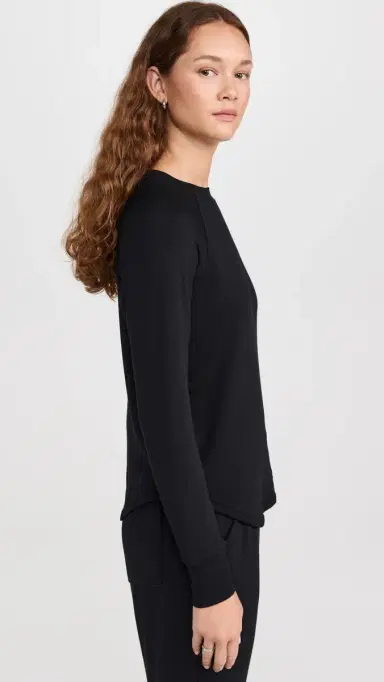Splits59 Warm Up Pullover Sweatshirt Black | Thumbnail 4 Splits59 Warm Up Pullover Sweatshirt Black | Thumbnail 4