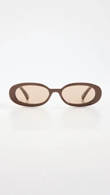 Le Specs Outta Love Sunglasses Cocoa One Size | Thumbnail 2 Le Specs Outta Love Sunglasses Cocoa One Size | Thumbnail 2