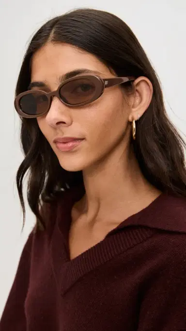 Le Specs Outta Love Sunglasses Cocoa One Size | Thumbnail 3 Le Specs Outta Love Sunglasses Cocoa One Size | Thumbnail 3