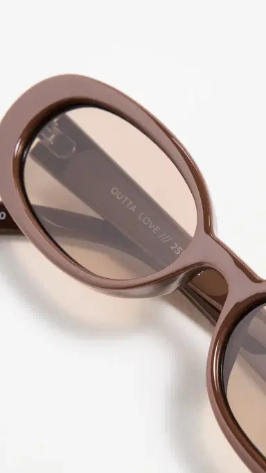 Le Specs Outta Love Sunglasses Cocoa One Size | Thumbnail 5 Le Specs Outta Love Sunglasses Cocoa One Size | Thumbnail 5