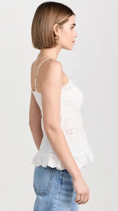 LoveShackFancy Charlieann Top Bright White 2 | Thumbnail 4 LoveShackFancy Charlieann Top Bright White 2 | Thumbnail 4