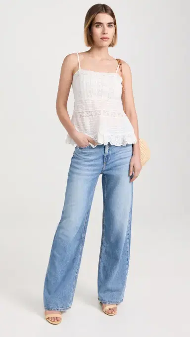 LoveShackFancy Charlieann Top Bright White 2 | Thumbnail 5 LoveShackFancy Charlieann Top Bright White 2 | Thumbnail 5