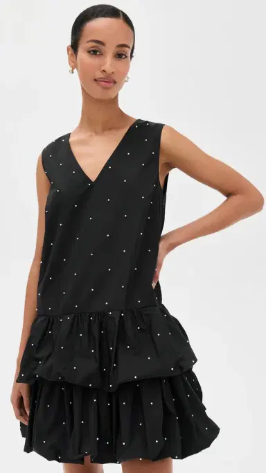 Sea Alberta Pearl Tank Bubble Dress Black | Thumbnail 2 Sea Alberta Pearl Tank Bubble Dress Black | Thumbnail 2