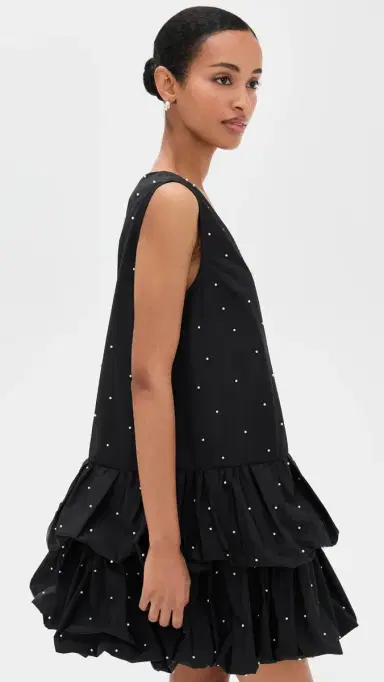 Sea Alberta Pearl Tank Bubble Dress Black | Thumbnail 4 Sea Alberta Pearl Tank Bubble Dress Black | Thumbnail 4