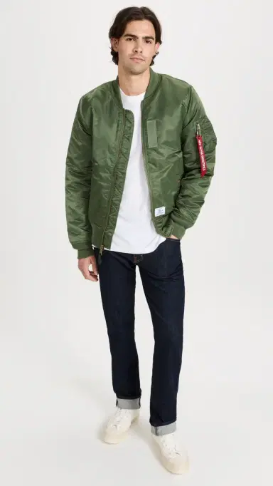 Alpha Industries MA-1 Regular Fit Flight Jacket Sage S | Thumbnail 5 Alpha Industries MA-1 Regular Fit Flight Jacket Sage S | Thumbnail 5