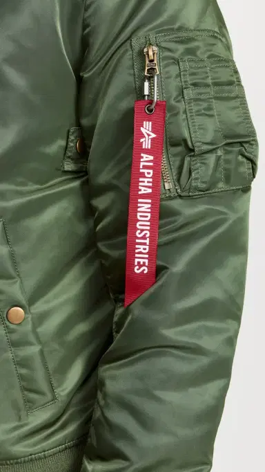 Alpha Industries MA-1 Regular Fit Flight Jacket Sage S | Thumbnail 6 Alpha Industries MA-1 Regular Fit Flight Jacket Sage S | Thumbnail 6
