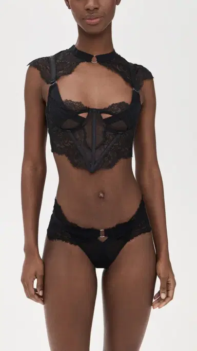 Thistle and Spire Minna Bodice Bra Top Black S | Thumbnail 5 Thistle and Spire Minna Bodice Bra Top Black S | Thumbnail 5
