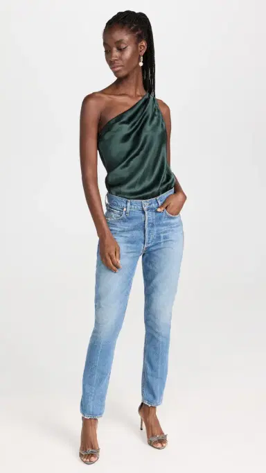 CAMI NYC Darby Silk Thong Bodysuit Hunter | Thumbnail 5 CAMI NYC Darby Silk Thong Bodysuit Hunter | Thumbnail 5