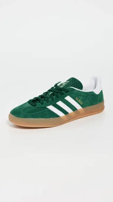 adidas Gazelle Indoor Sneakers Collegiate Green/Cloud White/Gum | Thumbnail 2 adidas Gazelle Indoor Sneakers Collegiate Green/Cloud White/Gum | Thumbnail 2