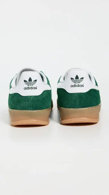 adidas Gazelle Indoor Sneakers Collegiate Green/Cloud White/Gum | Thumbnail 3 adidas Gazelle Indoor Sneakers Collegiate Green/Cloud White/Gum | Thumbnail 3