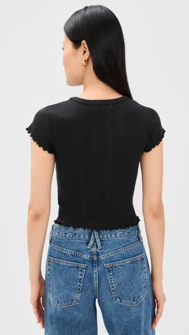 DAZE Lily Tee Black | Thumbnail 3 DAZE Lily Tee Black | Thumbnail 3