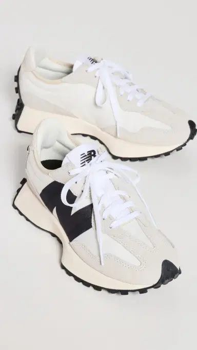 New Balance 327 Sneakers Sea Salt/White/Black 5 | Thumbnail 4 New Balance 327 Sneakers Sea Salt/White/Black 5 | Thumbnail 4
