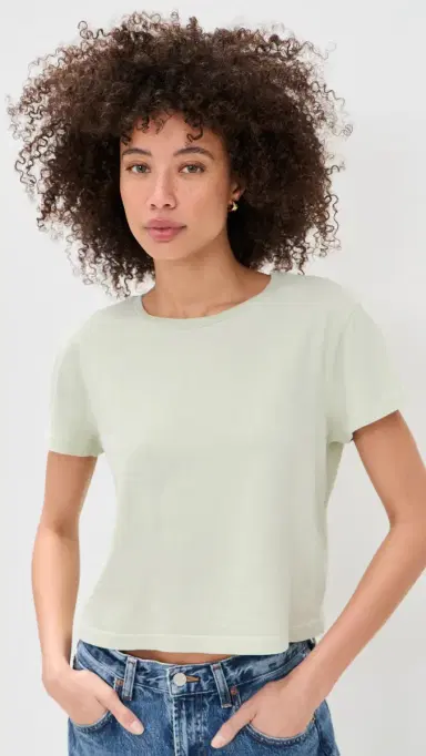 AGOLDE Adine Tee int Cream | Thumbnail 2 AGOLDE Adine Tee int Cream | Thumbnail 2