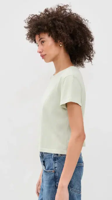 AGOLDE Adine Tee int Cream | Thumbnail 4 AGOLDE Adine Tee int Cream | Thumbnail 4