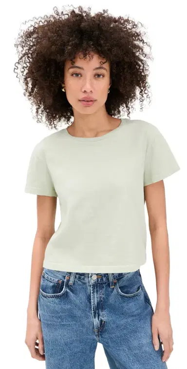 AGOLDE Adine Tee int Cream | Thumbnail 1 AGOLDE Adine Tee int Cream | Thumbnail 1
