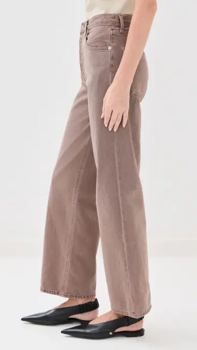 AGOLDE Ren Jeans: High Rise Wide Leg Jeans Ceramic | Thumbnail 4 AGOLDE Ren Jeans: High Rise Wide Leg Jeans Ceramic | Thumbnail 4