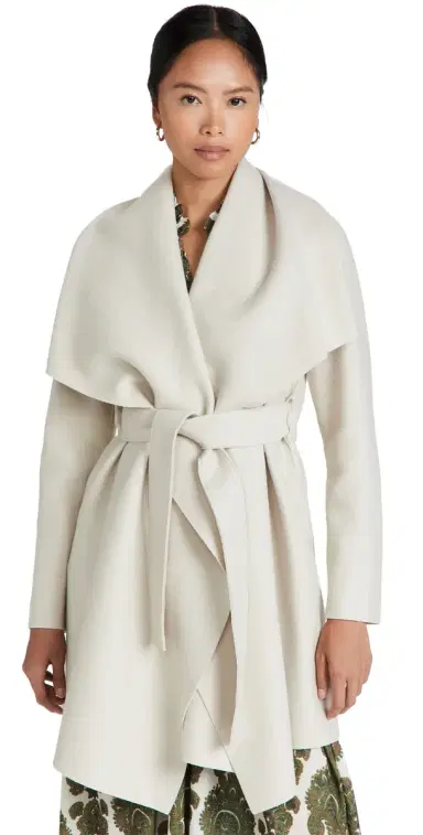 Harris Wharf London Women Blanket Coat Cream | Thumbnail 1 Harris Wharf London Women Blanket Coat Cream | Thumbnail 1