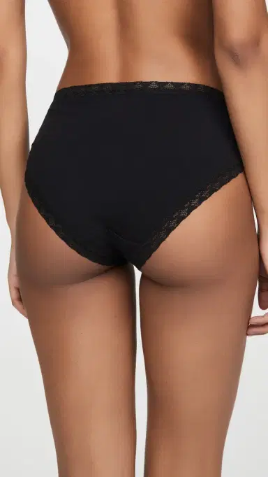 Natori Bliss French Cut Briefs 3 Pack Black/Cafe/White S | Thumbnail 3 Natori Bliss French Cut Briefs 3 Pack Black/Cafe/White S | Thumbnail 3