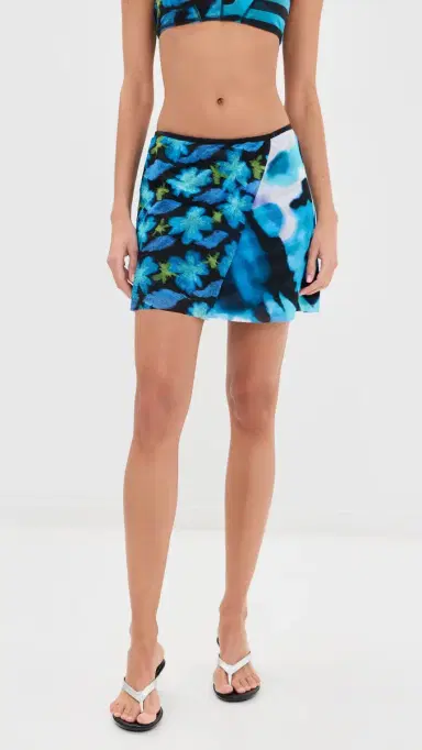 STAUD ands Skirt Blue Haze Multi | Thumbnail 2 STAUD ands Skirt Blue Haze Multi | Thumbnail 2
