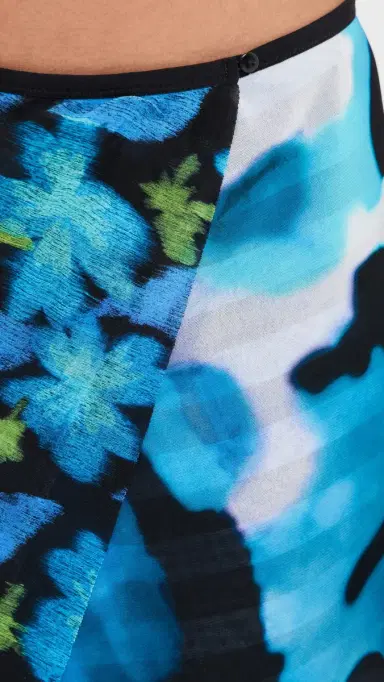 STAUD ands Skirt Blue Haze Multi | Thumbnail 6 STAUD ands Skirt Blue Haze Multi | Thumbnail 6