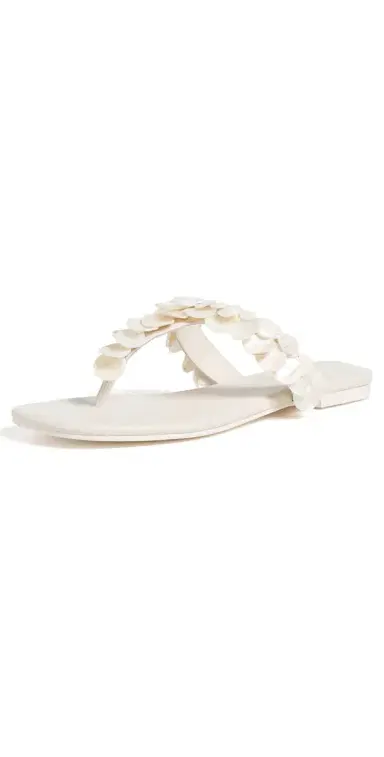 Simkhai Elin Beaded Shell Sandals Alabaster 39 | Thumbnail 1 Simkhai Elin Beaded Shell Sandals Alabaster 39 | Thumbnail 1