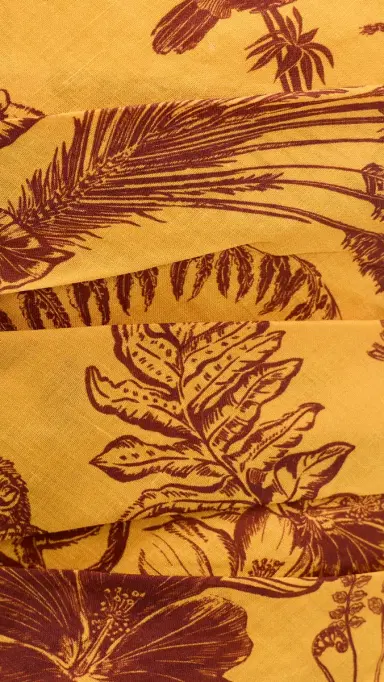 ALÉMAIS Banana Blossom Ruched Gown Marigold | Thumbnail 6 ALÉMAIS Banana Blossom Ruched Gown Marigold | Thumbnail 6