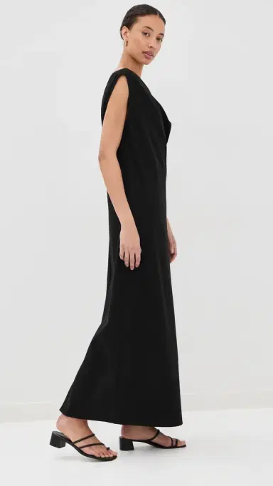 Co Draped Dress Black | Thumbnail 4 Co Draped Dress Black | Thumbnail 4
