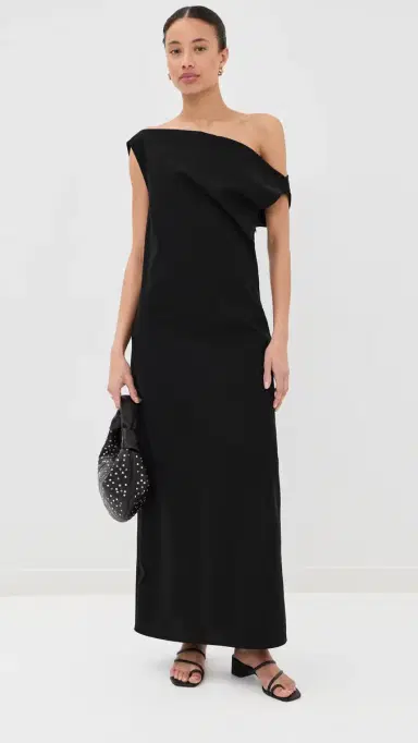 Co Draped Dress Black | Thumbnail 5 Co Draped Dress Black | Thumbnail 5